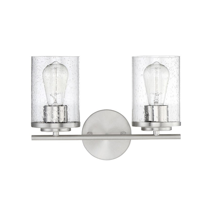 Savoy House Marshall 2Lt Bathroom Vanity Light, Chrome