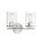 Savoy House Marshall 2Lt Bathroom Vanity Light, Chrome