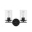 Savoy House Marshall 2-Light Bathroom Vanity Light, Matte Black