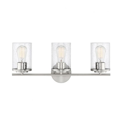 Savoy House Marshall 3Lt Bathroom Vanity Light, Chrome - 8-8020-3-11