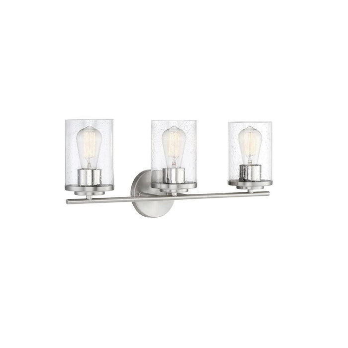 Savoy House Marshall 3Lt Bathroom Vanity Light, Chrome