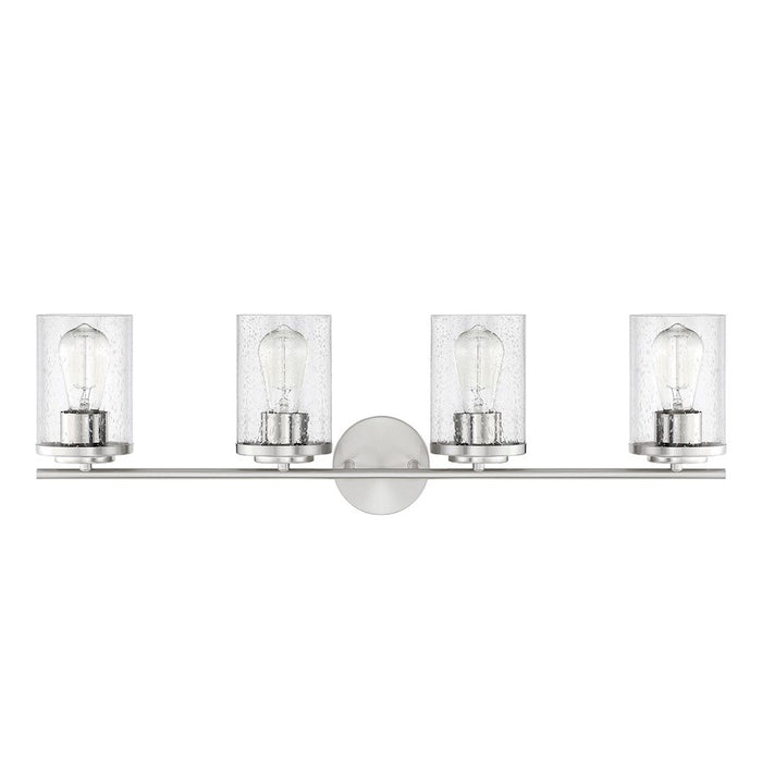 Savoy House Marshall 4Lt Bathroom Vanity Light, Chrome