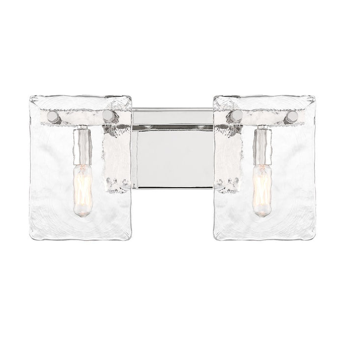 Savoy House Genry 2-Light Bathroom Vanity Light, Polished Nickel - 8-8204-2-109