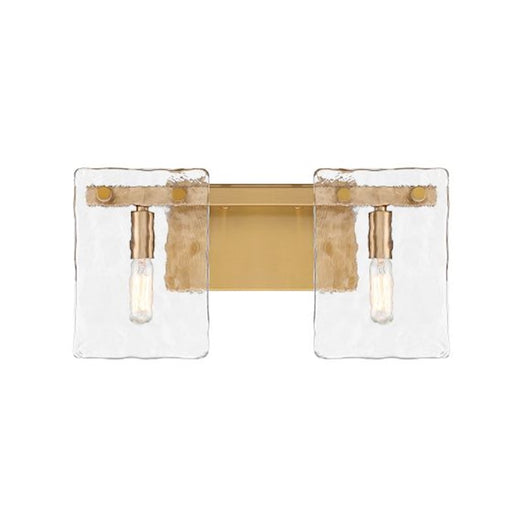 Savoy House Genry 2-Light Bathroom Vanity Light, Warm Brass - 8-8204-2-322