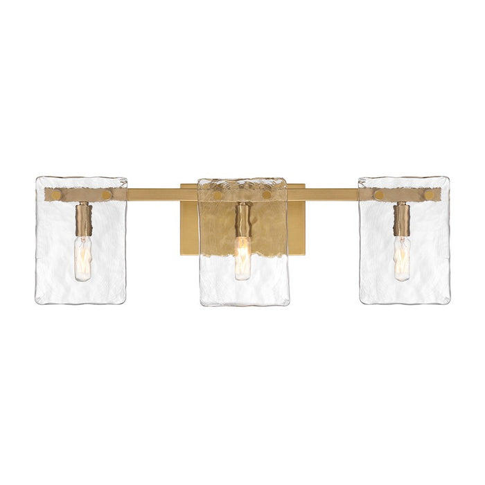 Savoy House Genry 3-Light Bathroom Vanity Light, Warm Brass - 8-8204-3-322