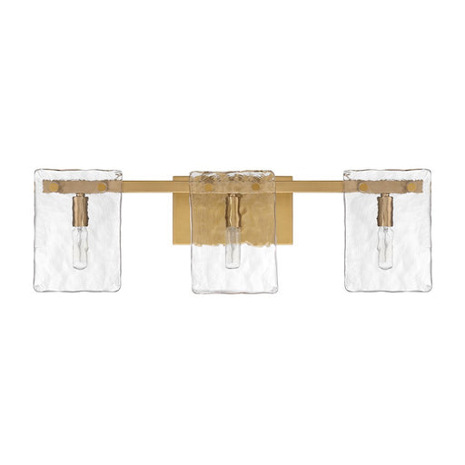 Savoy House Genry 3-Light Bathroom Vanity Light, Warm Brass