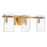 Savoy House Genry 3-Light Bathroom Vanity Light, Warm Brass