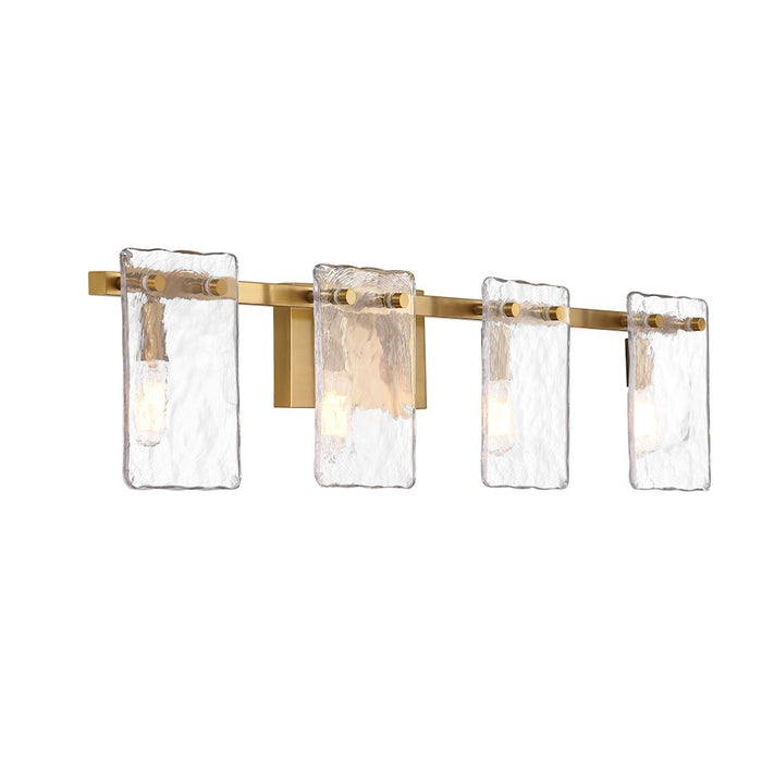 Savoy House Genry 4-Light Bathroom Vanity Light, Warm Brass