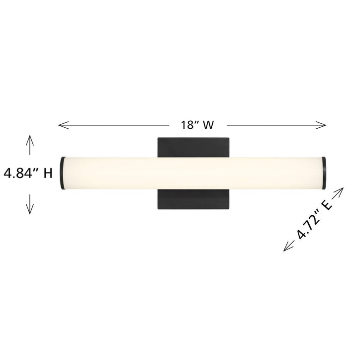 Savoy House Lighting Assets Colt 18" Bath Sconce, Matte Black