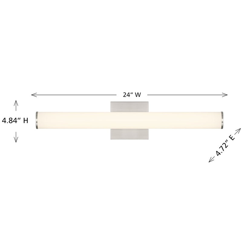 Savoy House Lighting Assets Colt 24" Bath Sconce, Satin Nickel