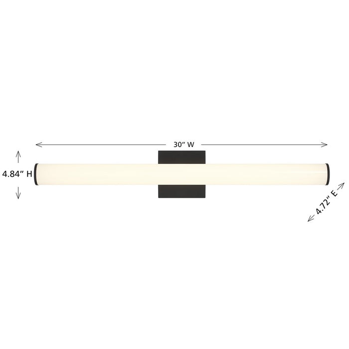 Savoy House Lighting Assets Colt 30" Bath Sconce, Matte Black