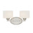 Savoy House Kane 2-Light Bathroom Vanity Light, Satin Nickel - 8-890-2-SN