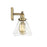 Savoy House Drake 2-Light Bathroom Vanity Light, Warm Brass