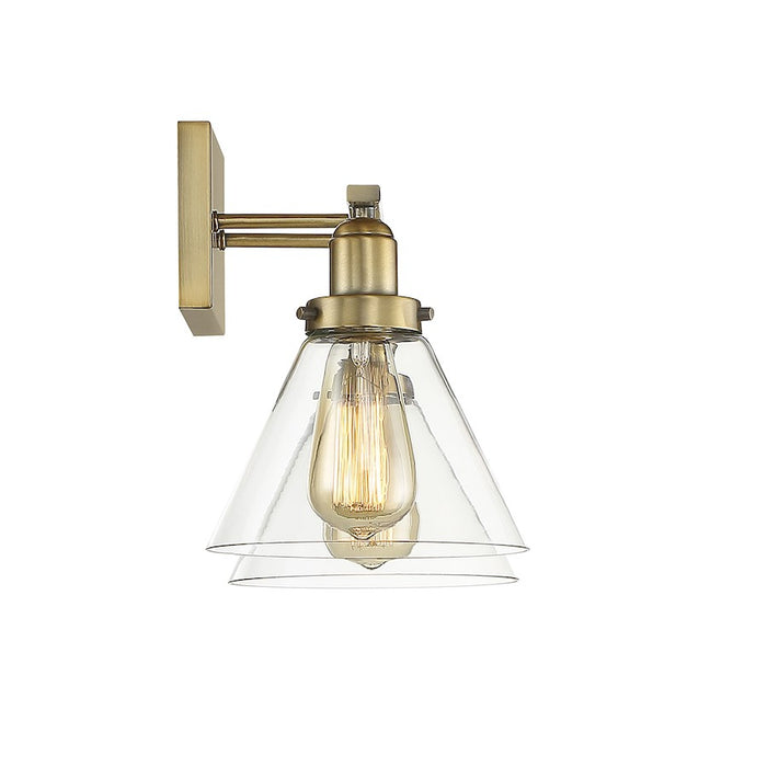 Savoy House Drake 2-Light Bathroom Vanity Light, Warm Brass