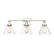 Savoy House Drake 3-Light Bathroom Vanity Light, Polished Nickel - 8-9130-3-109