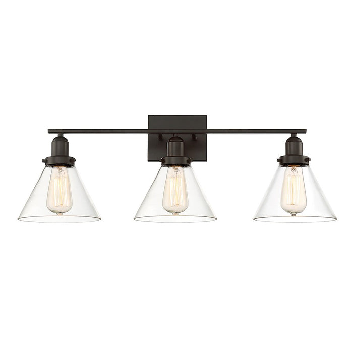 Savoy House Drake 3-Light Bathroom Vanity Light, English Bronze - 8-9130-3-13