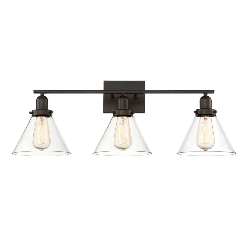 Savoy House Drake 3-Light Bathroom Vanity Light, English Bronze