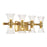 Savoy House Bennington 8Lt LED Bathroom Vanity Light, Brass