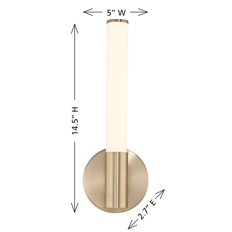 Savoy House Lighting Assets Connor 15" Bath Sconce, Brass
