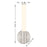 Savoy House Lighting Assets Connor 15" Bath Sconce, Satin Nickel