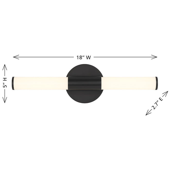 Savoy House Lighting Assets Connor 18" Bath Sconce, Matte Black