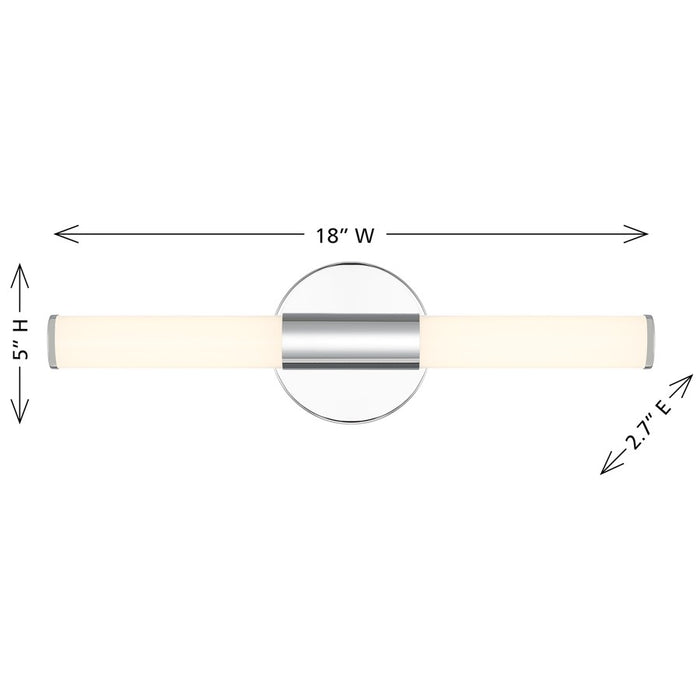 Savoy House Lighting Assets Connor 18" Bath Sconce, Chrome
