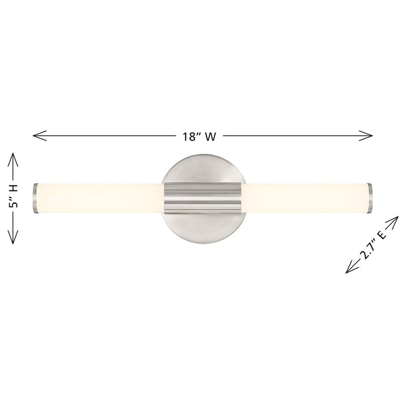 Savoy House Lighting Assets Connor 18" Bath Sconce, Satin Nickel