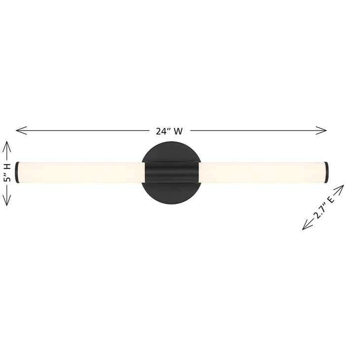 Savoy House Lighting Assets Connor 24" Bath Sconce, Matte Black