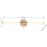 Savoy House Lighting Assets Connor 24" Bath Sconce, Brass
