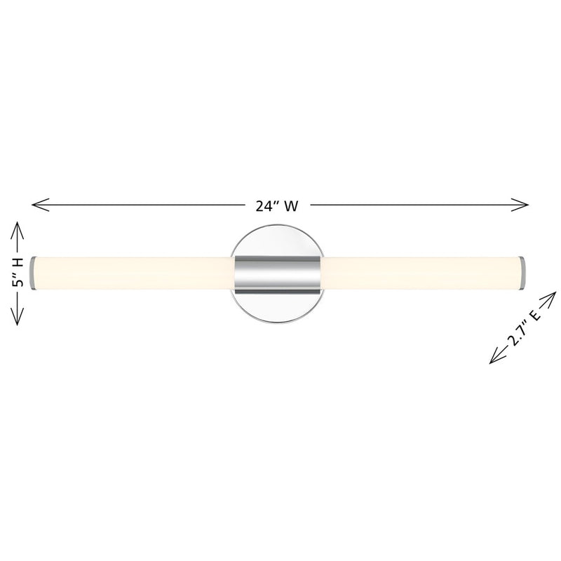 Savoy House Lighting Assets Connor 24" Bath Sconce, Chrome