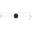 Savoy House Lighting Assets Connor 30" Bath Sconce, Matte Black
