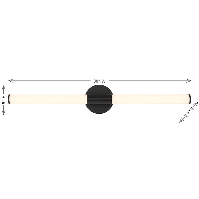 Savoy House Lighting Assets Connor 30" Bath Sconce, Matte Black