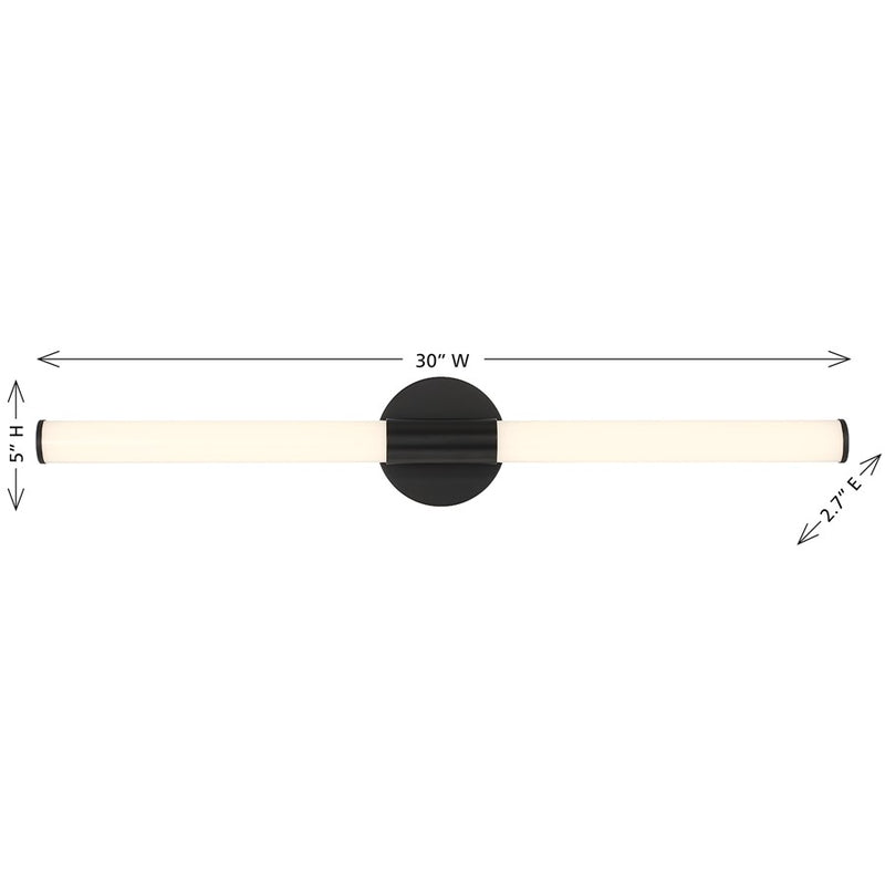 Savoy House Lighting Assets Connor 30" Bath Sconce, Matte Black