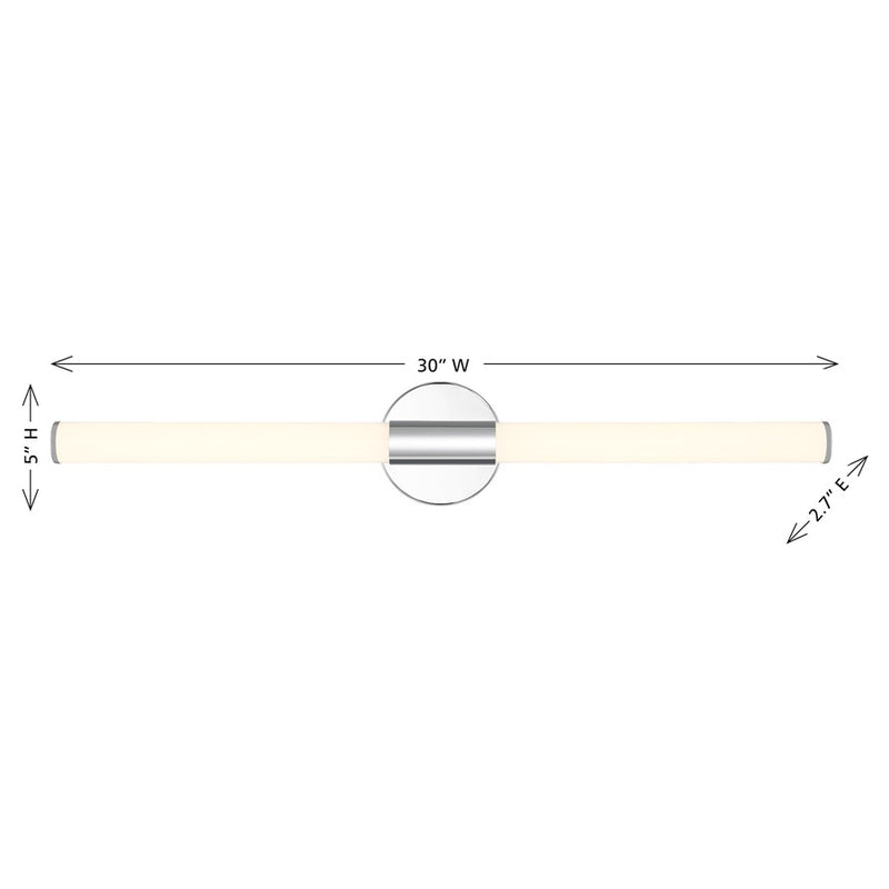 Savoy House Lighting Assets Connor 30" Bath Sconce, Chrome
