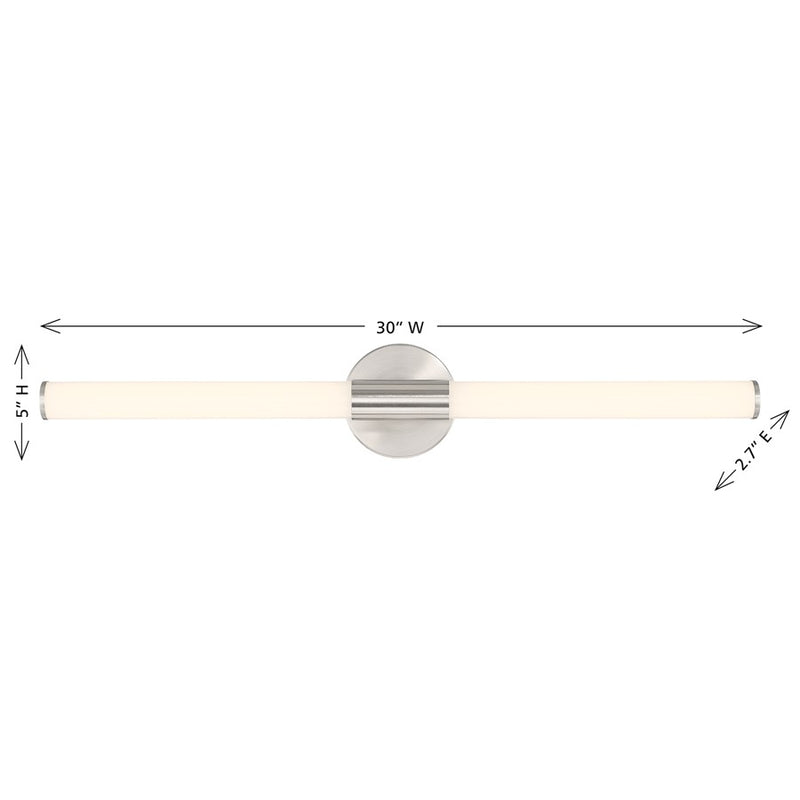 Savoy House Lighting Assets Connor 30" Bath Sconce, Satin Nickel