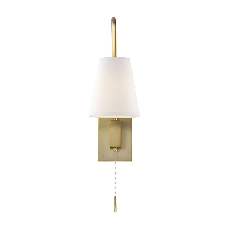 Savoy House Owen 1-Light Adjustable Wall Sconce, Warm Brass