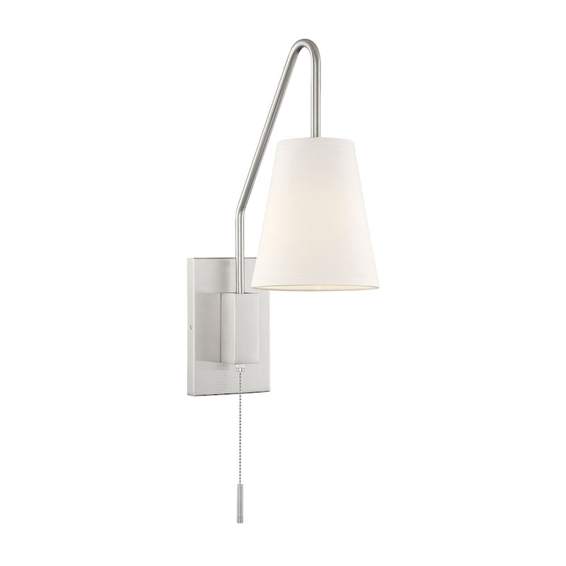 Savoy House Owen 1-Light Adjustable Wall Sconce, Satin Nickel