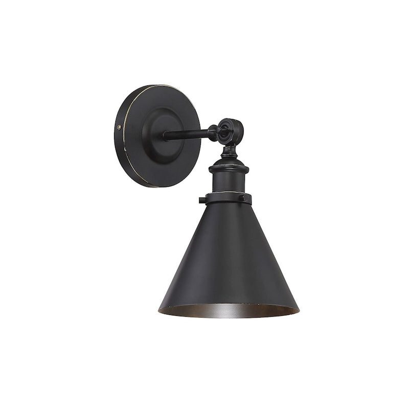 Savoy House Glenn 1-Light Adjustable Wall Sconce, Classic Bronze