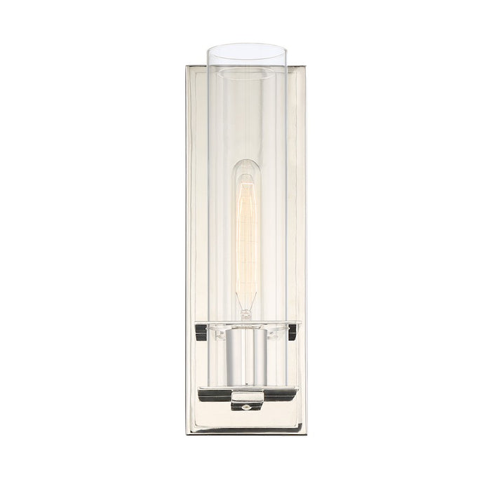 Savoy House Hartford 1-Light Wall Sconce, Polished Nickel