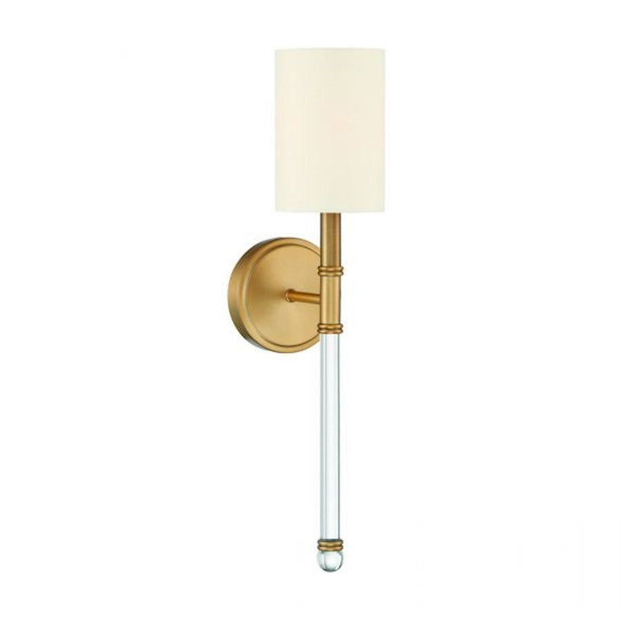 Savoy House Fremont 1-Light Wall Sconce, Warm Brass - 9-101-1-322