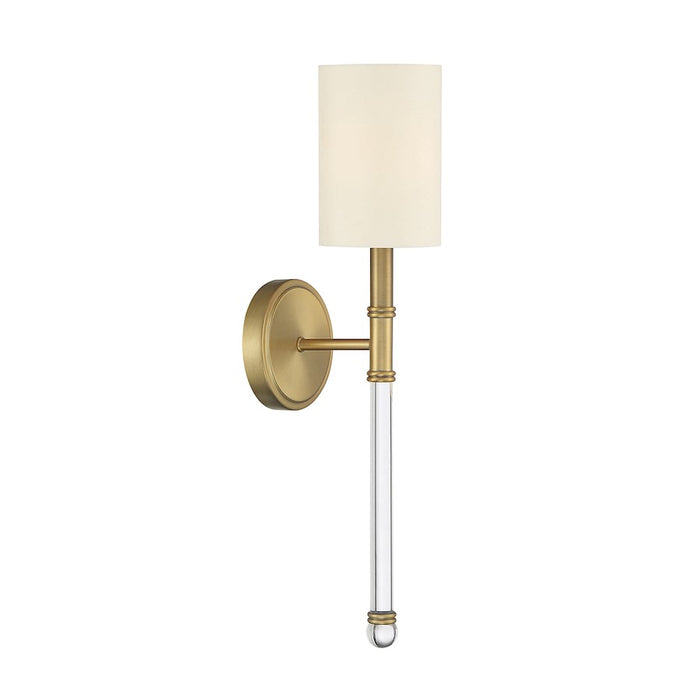 Savoy House Fremont 1-Light Wall Sconce, Warm Brass