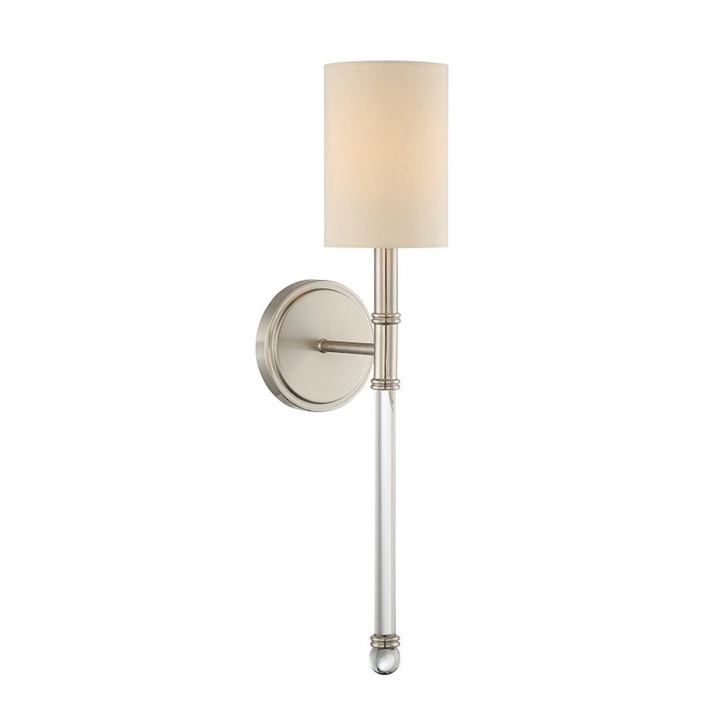 Savoy House Fremont 1-Light Wall Sconce, Satin Nickel