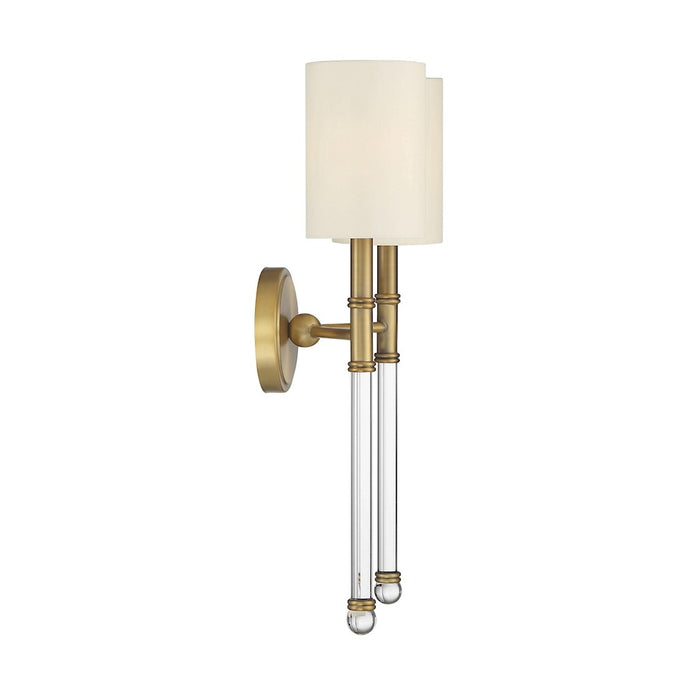 Savoy House Fremont 2-Light Wall Sconce, Warm Brass