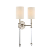 Savoy House Fremont 2-Light Wall Sconce, Satin Nickel - 9-103-2-SN