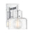 Savoy House Dover 1 Light Sconce, Chrome/Clear Crinkle - 9-1030-1-11