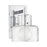 Savoy House Dover 1 Light Sconce, Chrome/Clear Crinkle