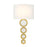 Savoy House Marseille 1 Light Sconce, Warm Brass/White - 9-1032-1-322