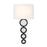 Savoy House Marseille 1 Light Sconce, Matte Black/White - 9-1032-1-89