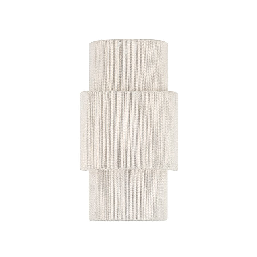 Savoy House Balthazar Light Sconce, Natural Abaca
