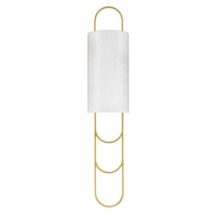 Savoy House Tartine 1 Light Sconce, Warm Brass/Strie